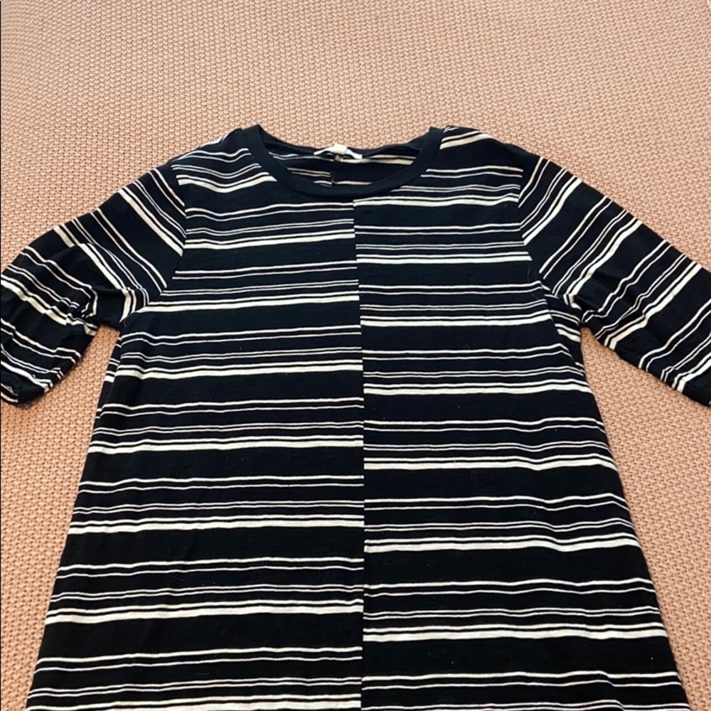 Black striped dress from vans